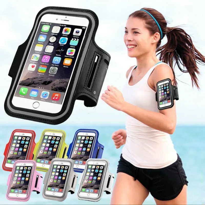 Dual Monitor Arm - Sports Running Phone Armband Case Touch