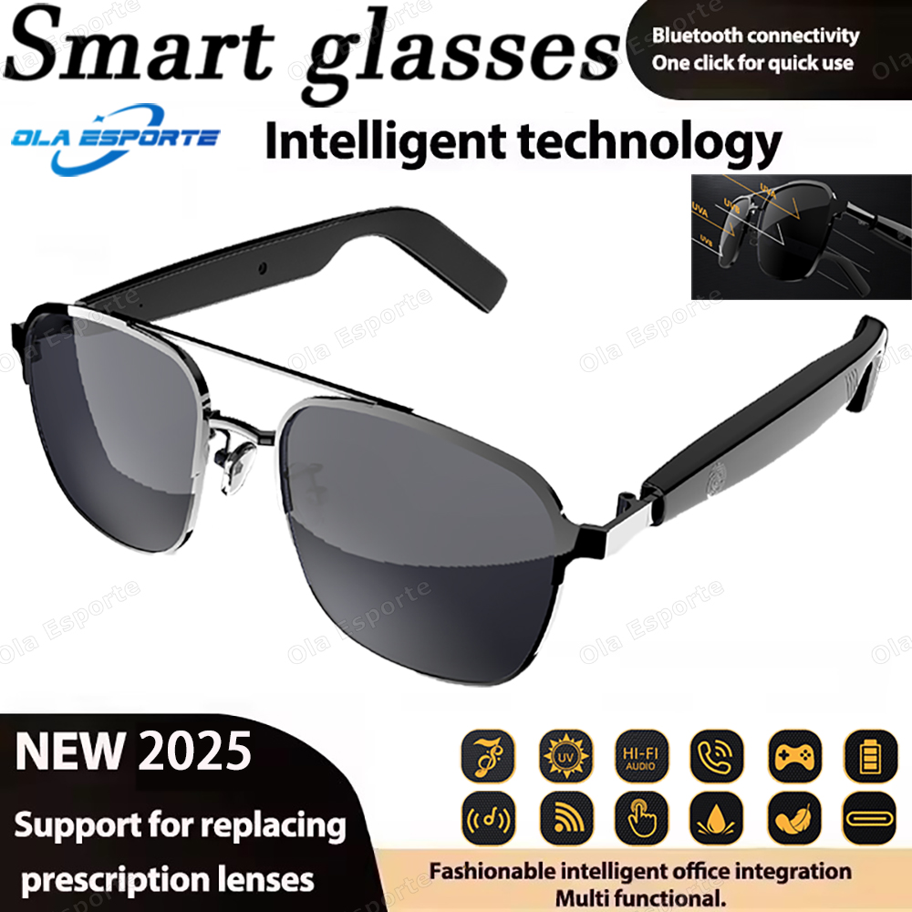 Gaming Headset - Smart Audio Glasses Air conduction Wireless