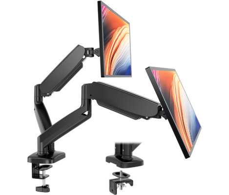 Dual Monitor Arm - Dual Monitor Stand Arm, Gas Spring