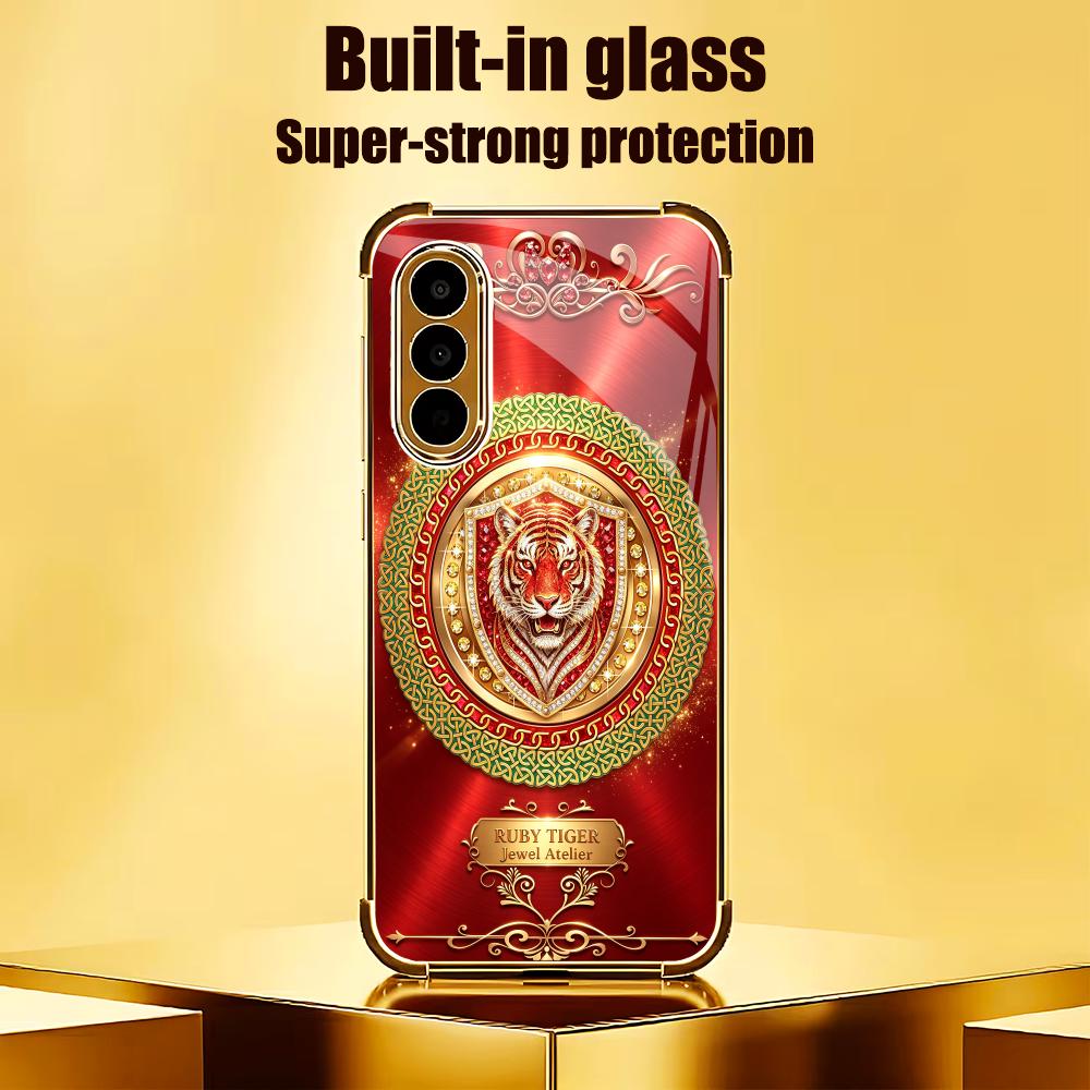 Tiger Head Classic Red Pattern - Pc Case Tempered Glass review and price