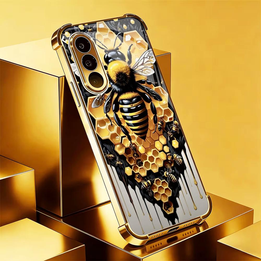Golden Bee Honeycomb Tempered  - Pc Case Tempered Glass review and price
