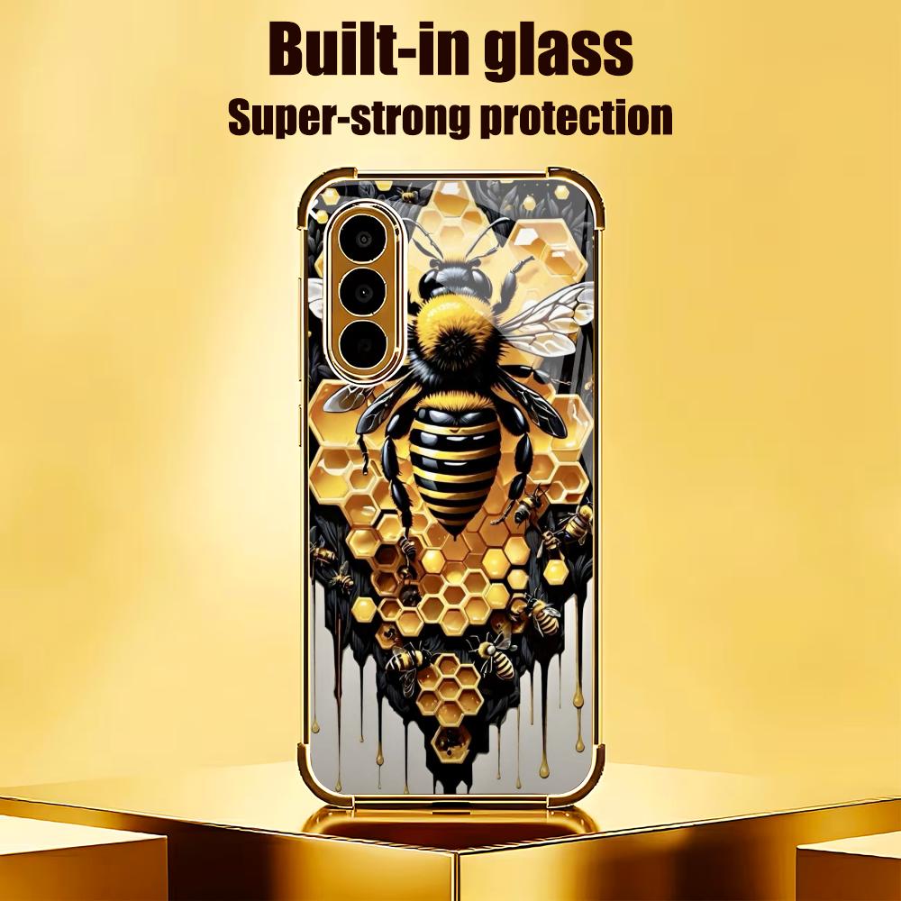 Golden Bee Honeycomb Tempered  - Pc Case Tempered Glass review and price