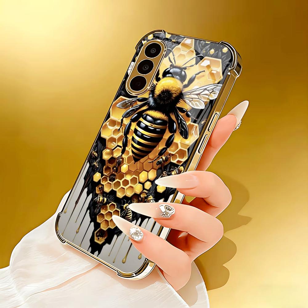 Golden Bee Honeycomb Tempered  - Pc Case Tempered Glass review and price