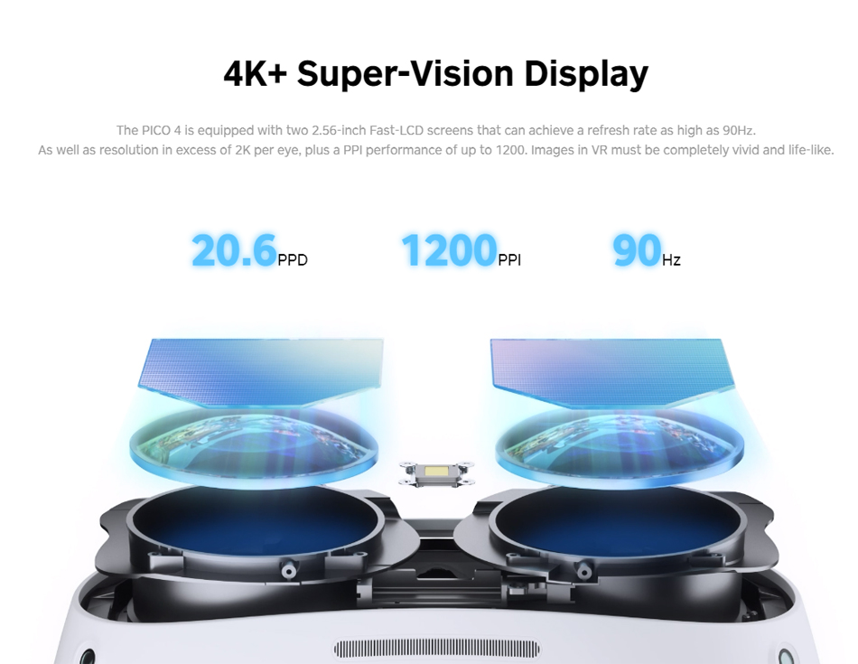 Pico 4 VR Headset RTS 8G 128G  - Gaming Headset review and price