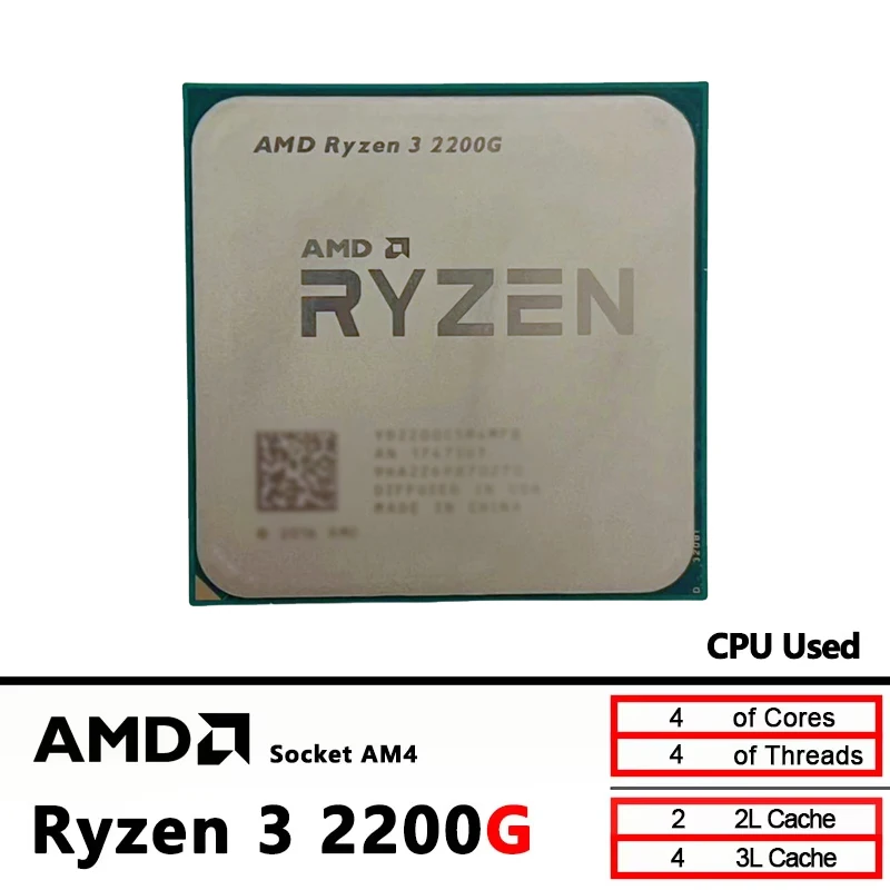 AMD Ryzen 3 2200G AM4 Budget A - Pc Gaming Entry review and price