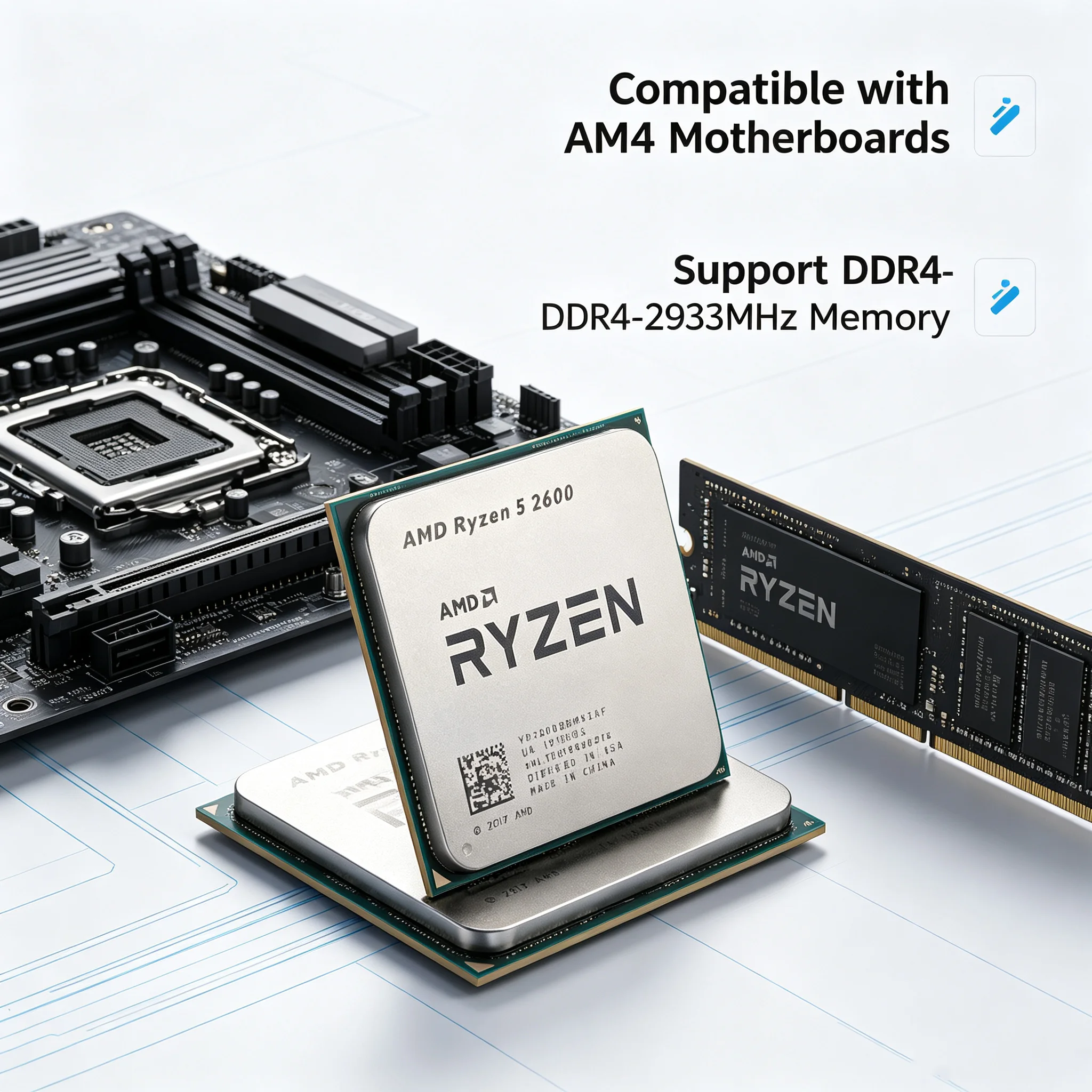 Universal AM4 Socket Processor - Pc Gaming Entry review and price