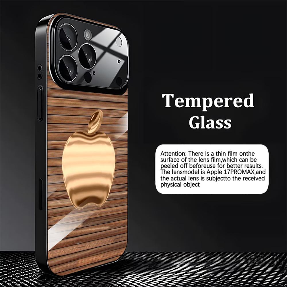 Creative wood grain gold Tempe - Pc Case Tempered Glass review and price