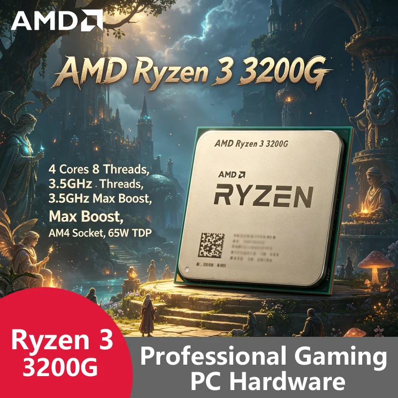 AMD Ryzen 3 3200G AM4 Entry Ga - Pc Gaming Entry review and price