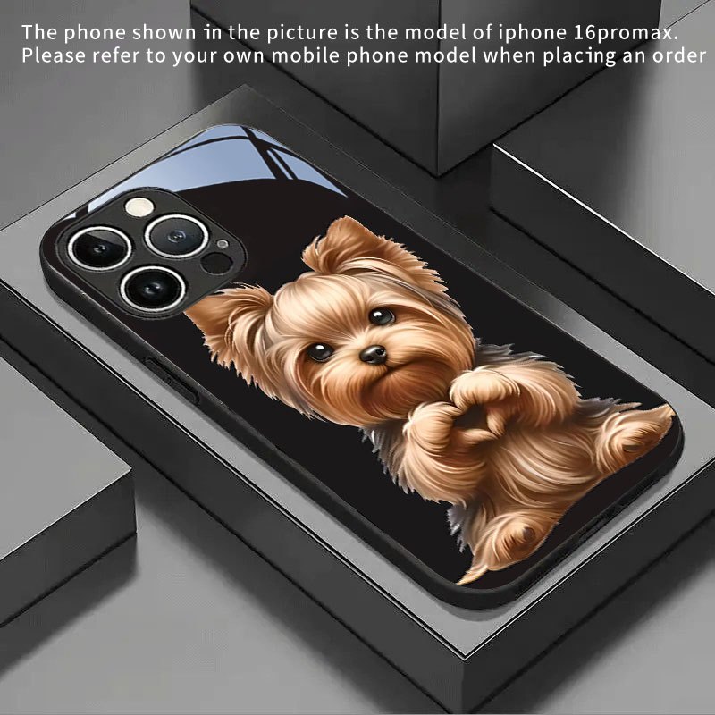 Heartbeat Yorkshire Terrier pa - Pc Case Tempered Glass review and price