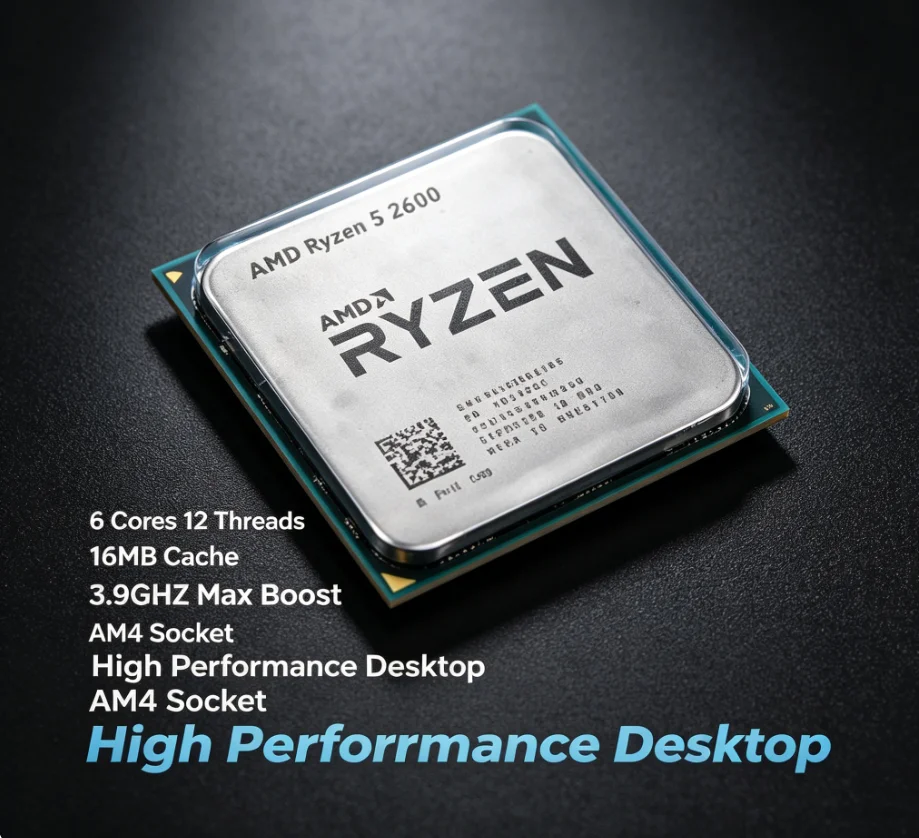 AMD R5 2600 AM4 CPU 6 Cores 12 - Pc Gaming Entry review and price