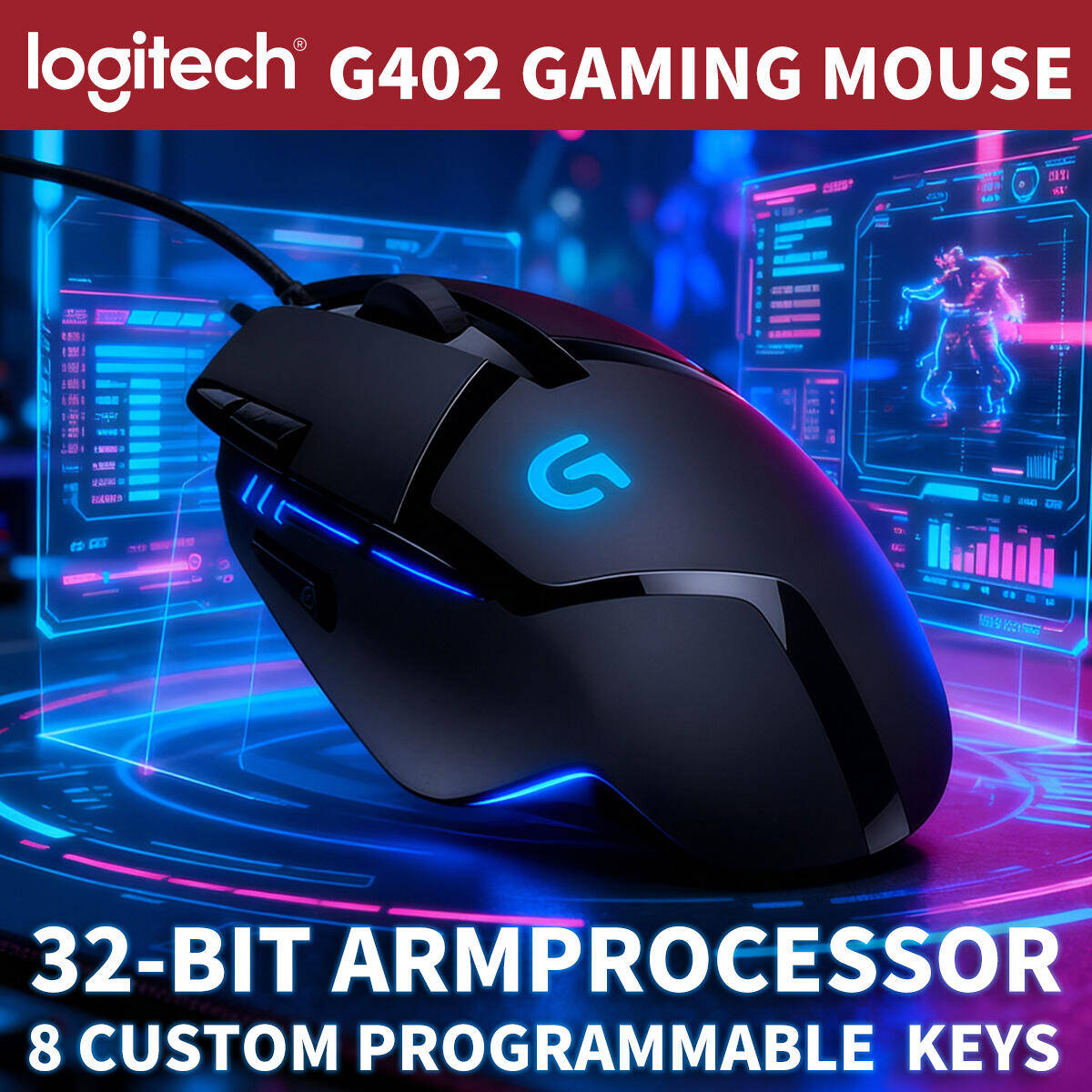 Logitech G402 Hyperion Fury Ga - Pc Gaming Entry review and price