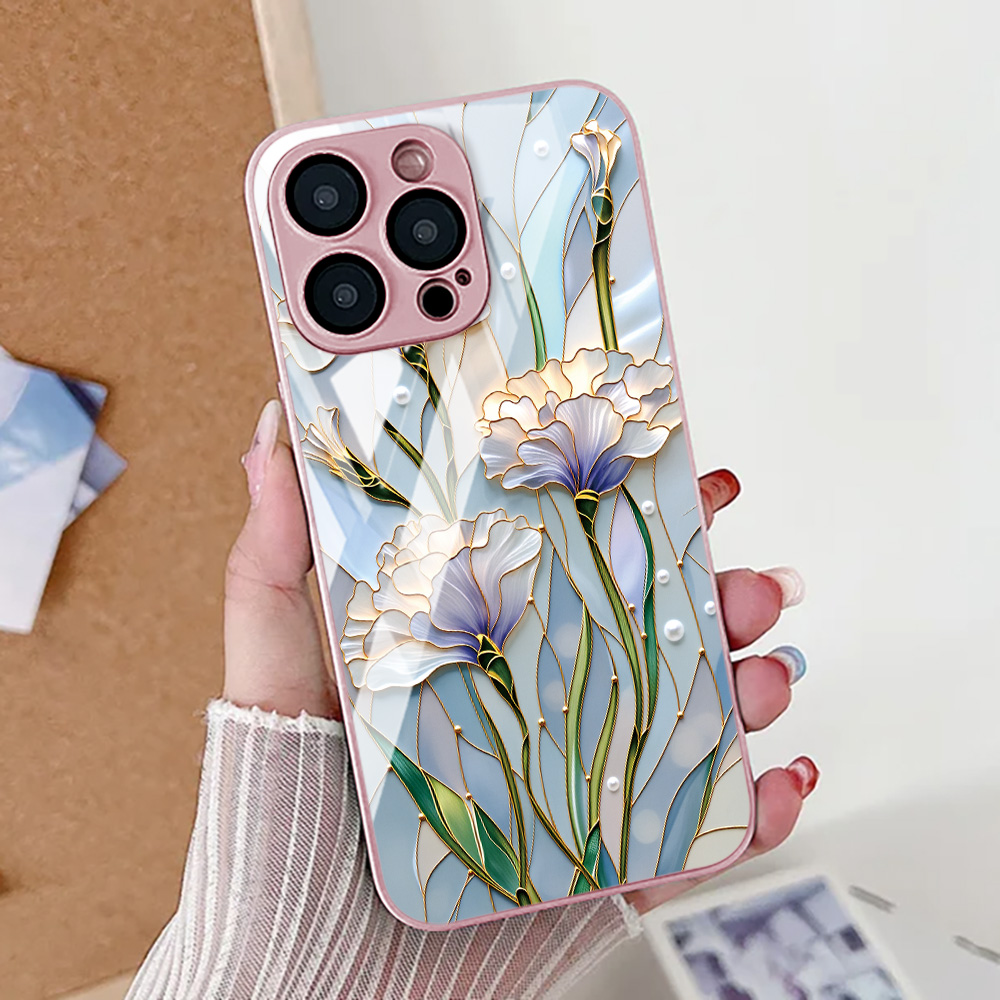 Lotus Flower Phone Case For iP - Pc Case Tempered Glass review and price