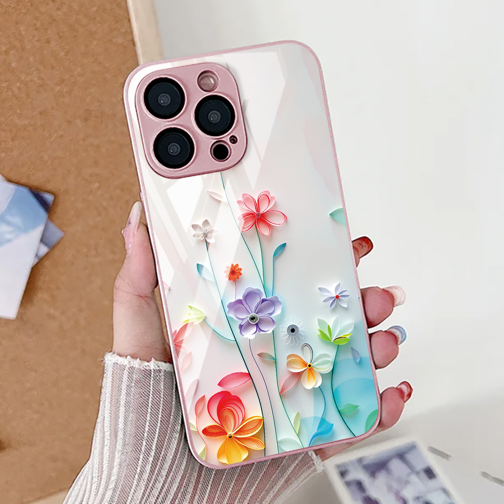 Lotus Flower Phone Case For iP - Pc Case Tempered Glass review and price